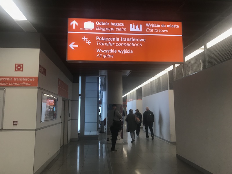 Как доехать до центра Варшавы из аэропорта Шопена 1
