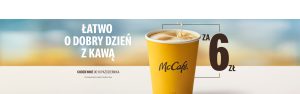 Акция на кофе в McDonalds возвращается – кофе из McCafé за 6 zł